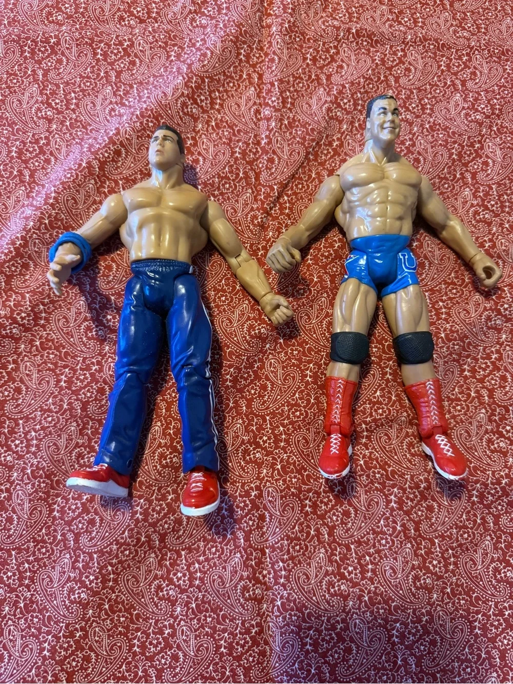 WWF KURT ANGLE Lot of 2 Titan tron Wrestling Action Figure 1999 Jakks Pacific